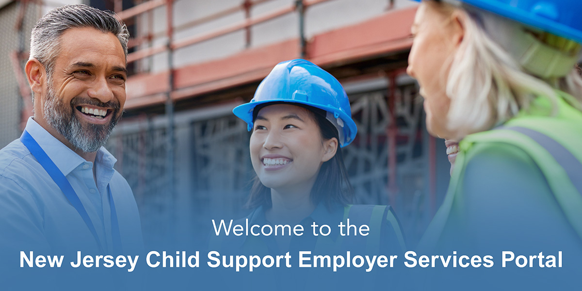 Welcome to the New Jersey Child Support Employer Services Portal